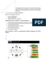 Eco Efficiency Notes