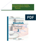 Where can buy Internal Medicine Essentials for Clerkship Students 2 2nd Edition American College Of Physicians ebook with cheap price