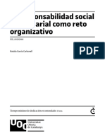 La Responsabilidad Social Como Reto Organizativo