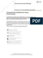 DG - Clinical Practice Guidelines for Group Psychotherapy