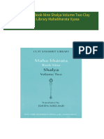 Instant ebooks textbook Mahabharata Book Nine Shalya Volume Two Clay Sanskrit Library Mahabharata Vyasa download all chapters