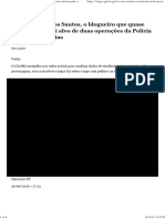 Quem é Allan dos Santos, o blogueiro que quase virou padre e foi alvo de duas operações da Polícia Federal em 21 dias  (O Globo,16.06.2020)