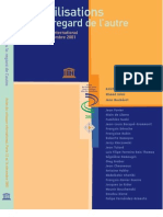 Les Civilisations Dans Le Regard de L Autre Actes 2001