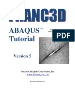 Franc3D Abaqus Tutorial