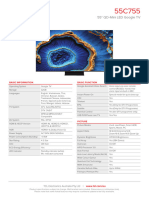 55C755 Product Specifications