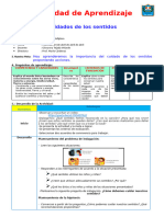 Actividad - Ciencia cuidado de los sentidos