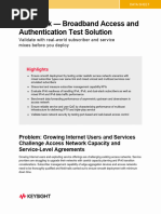 IxNetwork—Broadband Access and Authentication Test Solution