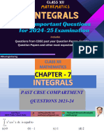 7. Class XII INTEGRATION Most Important Questions for 2024-25 Examination (Dr. Amit Bajaj)