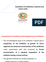 5. Standardization of Antibiotics