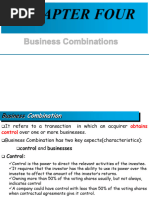 Chapter 4; Business Combination