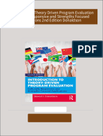 Get Introduction to Theory Driven Program Evaluation Culturally Responsive and Strengths Focused Applications 2nd Edition Donaldson PDF ebook with Full Chapters Now