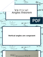 Vertical Angles Theorem