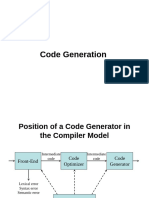 5.1 Issues in Code Generation