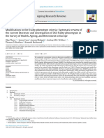 Modifications to the frailty phenoty Source Ageing Res Rev SO 2015 May 21 78 94