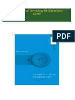 Full download Communication Technology 1st Edition Darin Barney pdf docx