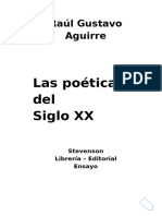 Aguirre, Raúl Gustavo - Las Poéticas Del Siglo XX