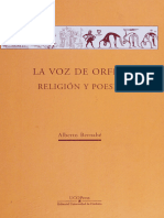 La Voz de Orfeo Religion y Poesia -- Alberto Bernabe -- Apr 29, 2019 -- UCOPress -- 8499274463 -- Cd66ed8dcde43b1657c01abd9083e986 -- Anna’s Archive