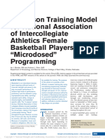 Bonder (2023) in-Season Training Model by Microdosing