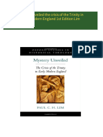 Complete Download Mystery unveiled the crisis of the Trinity in early modern England 1st Edition Lim PDF All Chapters