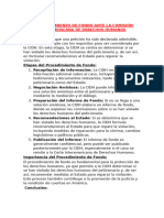 EL PROCEDIMIENTO DE FONDO ANTE LA COMISIÓN INTERAMERICANA DE DERECHOS HUMANOS. foro 12