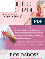 Apresentação delicada outubro rosa