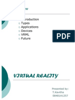 Types Applications Devices VRML Future