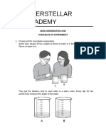 Seed Germination and Variables of Experiment