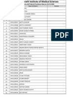 Students Duty List for Prakruti Parikshan on 10-12-2024