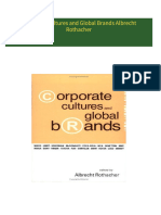 Full Download Corporate Cultures and Global Brands Albrecht Rothacher PDF DOCX