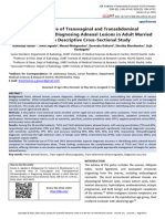 Transvaginal Transabdominal Ultrasonography Diagnosing Adnexal Lesions Married Women