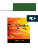 Instant Download (eBook PDF) Effective Helping: Interviewing and Counseling Techniques 8th Edition PDF All Chapters