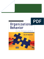 (eBook PDF) Organizational Behavior: Human Behavior at Work 14th Edition download pdf