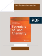 Instant ebooks textbook Essentials of Food Chemistry Jianquan Kan download all chapters