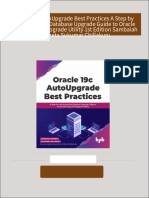 Immediate download Oracle 19c AutoUpgrade Best Practices A Step by step Expert led Database Upgrade Guide to Oracle 19c Using AutoUpgrade Utility 1st Edition Sambaiah Sammeta Sukumar Chillakuru ebooks 2024