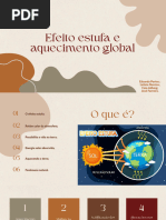 Efeito Estufa e Aquecimento Global