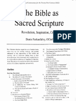 Bible as Sacred Scripture