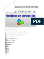 Positions de perception