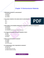 Class 12 Physics Chapter 14 Semiconductor Materials MCQs