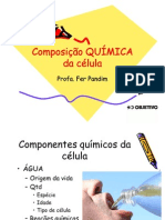 Composição QUÍMICA Da Célula