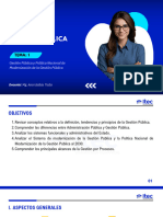 TEMA 01 - Gestión Pública y Política Nacional de Modernización de la Gestión Pública 