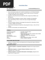 Subhasish Chatterjee Resume