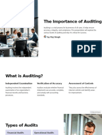 The Importance of Auditing