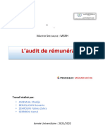 L audit de rémunération