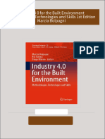 PDF Industry 4 0 for the Built Environment Methodologies Technologies and Skills 1st Edition Marzia Bolpagni download