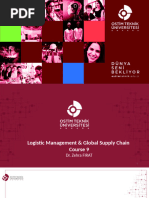 Logistics & Global SCM Course 9