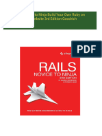 Download Rails Novice to Ninja Build Your Own Ruby on Rails Website 3rd Edition Goodrich ebook All Chapters PDF