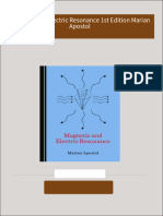 Instant Access to Magnetic and Electric Resonance 1st Edition Marian Apostol ebook Full Chapters