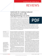  Methods for making induced  pluripotent stem cells:  reprogramming à la carte