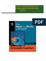 The Nuts and Bolts of Proofs Third Edition An Introduction to Mathematical Proofs Antonella Cupillari download pdf