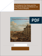 Download Full From Citizens to Subjects City State and the Enlightenment in Poland Ukraine and Belarus 1st Edition Curtis G Murphy PDF All Chapters